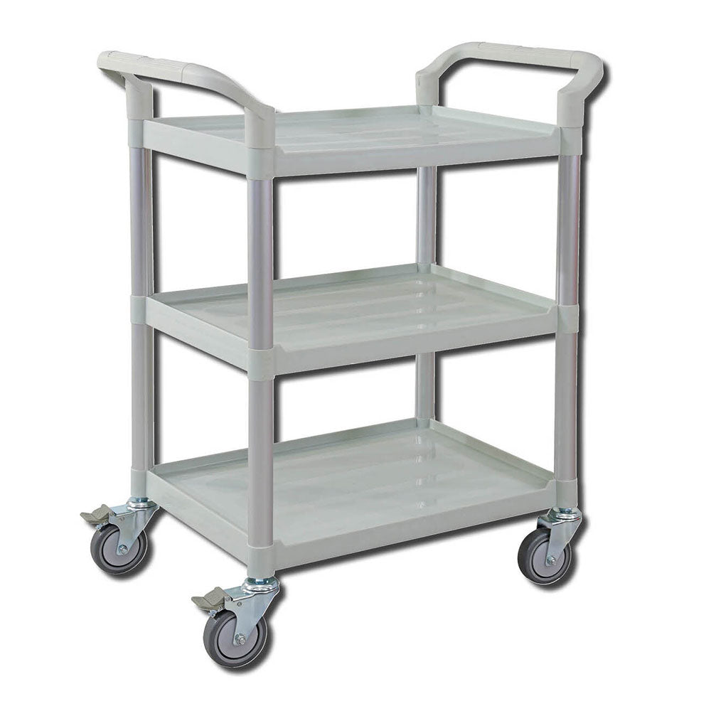CubicHealth Storage Trolley 3 Shelves Grey