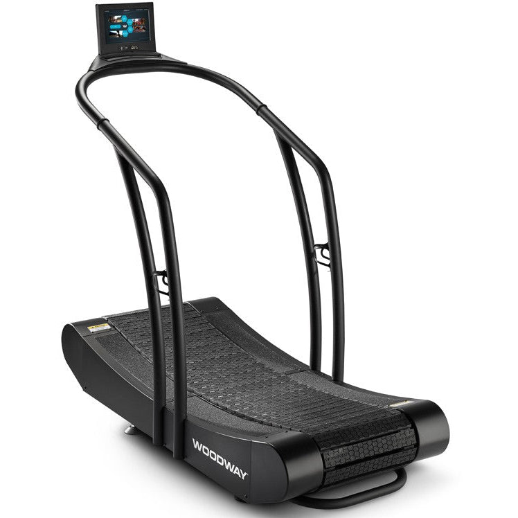 Woodway Curve non-motorised treadmill with curved slat running surface