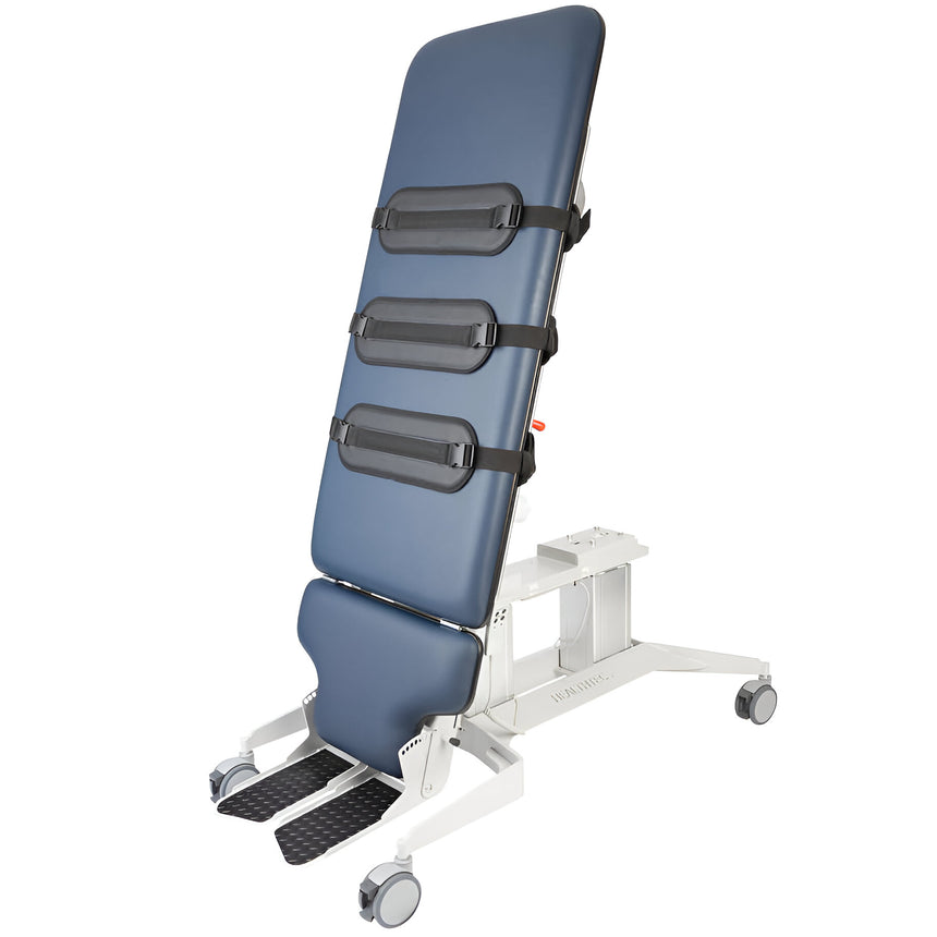 Healthtec EVO2 Tilt Table (710 wide) w/Split Footplate Hoist Access Castors & CPR Quick Release