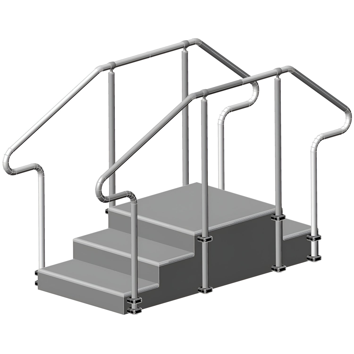 AusCo Access+ Up & Over Exercise Training Stairs - 3 Up, 2 Down