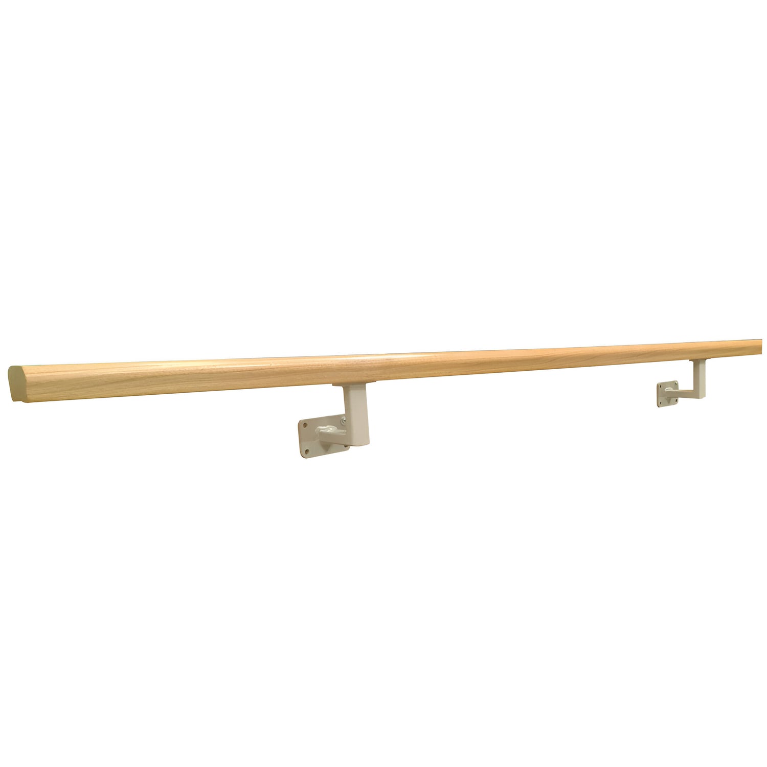 AusCo 3m Wall Mounted Timber Bar with 3 Mounting Brackets
