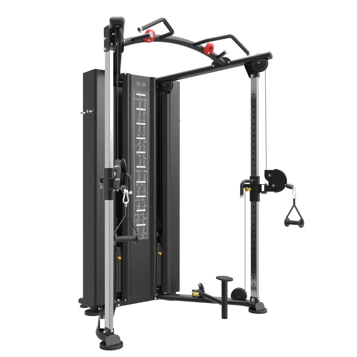 Impulse Dual Adjustable Pulley 2 X 200lb Weight Stacks Selectorised Station