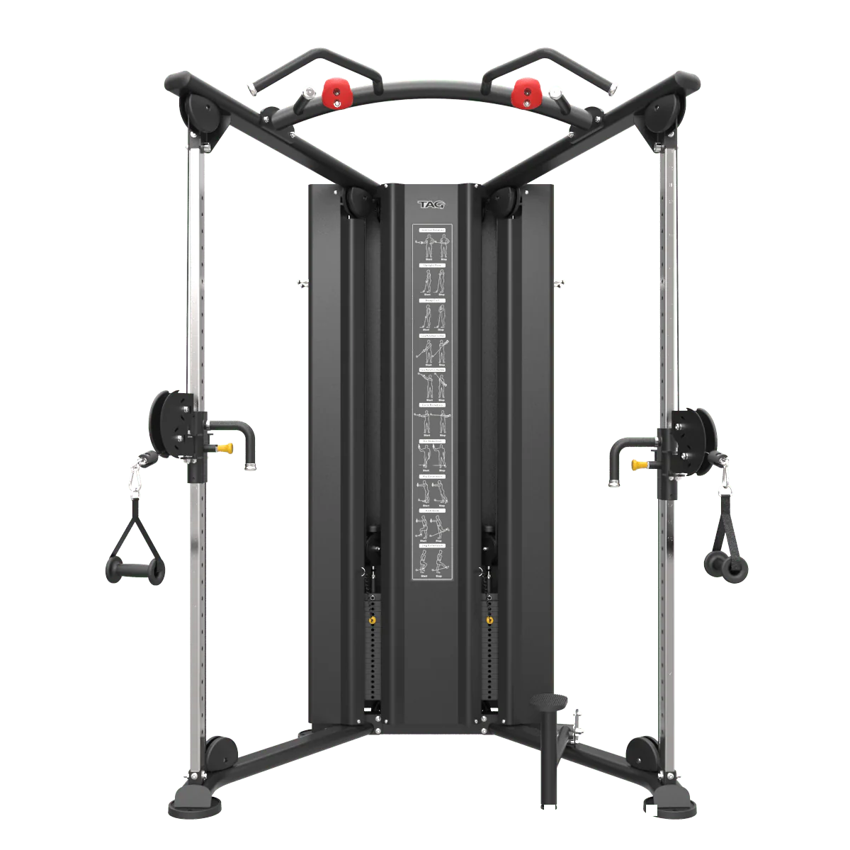 Impulse Dual Adjustable Pulley 2 X 200lb Weight Stacks Selectorised Station
