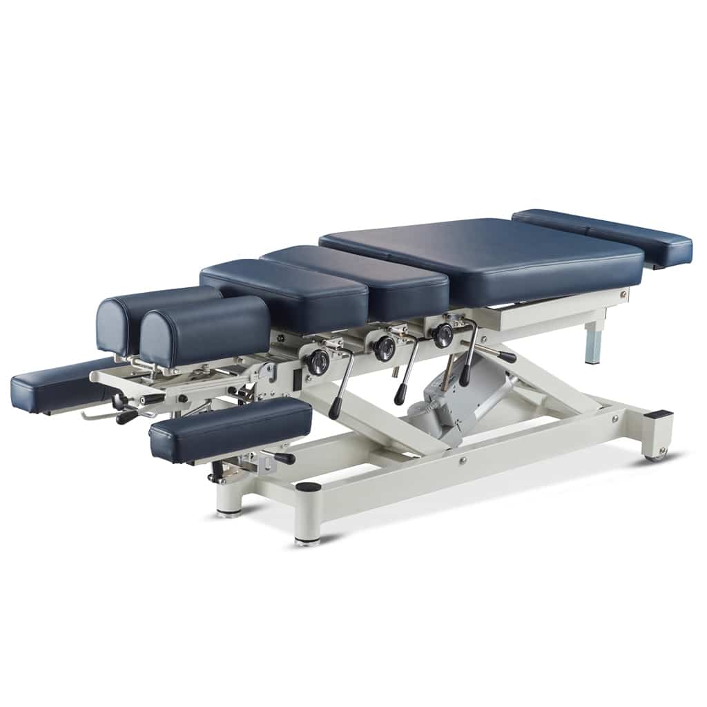 CubicHealth 4 Drop Section Chiropractic Table - Left Angle View