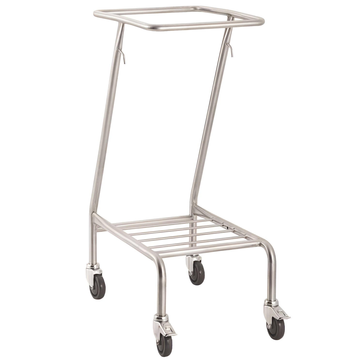 CubicHealth Stainless Steel Single Linen Bin Trolley