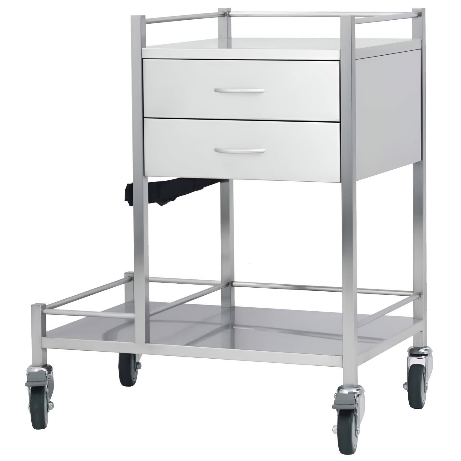 CubicHealth Stainless Steel Oxygen Trolley 2 Drawer