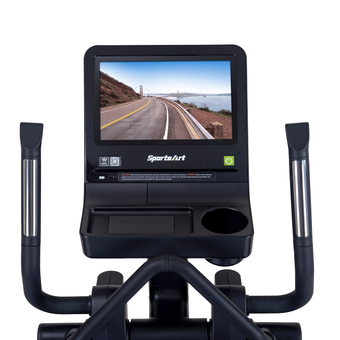 SportsArt E873 Prime Series Elliptical Cross Trainer with 13" TouchScreen