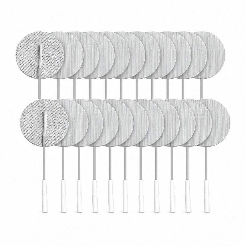 Pals Platinum Electrode 3.2cm (1.25") Round 4 Pack - 10 Pack Bag (40 Electrodes)