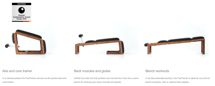 NOHRD Tria Trainer Bench - Ash