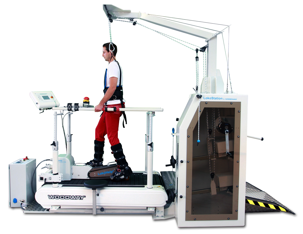 Woodway LokoStation BodyWeight Support Treadmill Training System