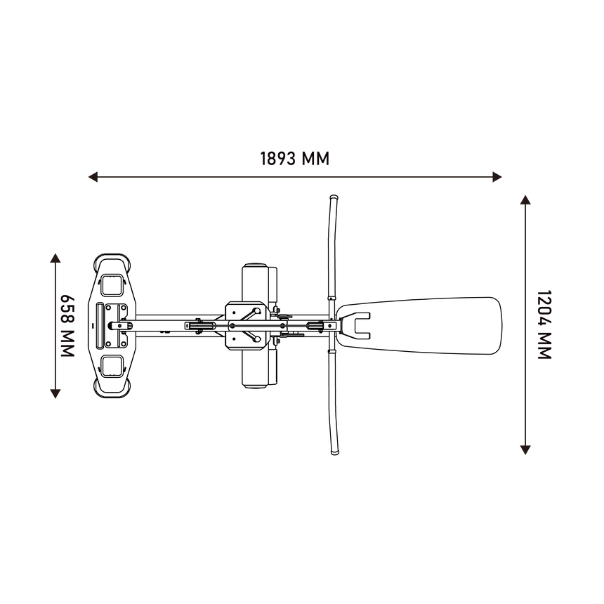 INNOFIT Dual Selectorised Lat Pulldown/Seated Row