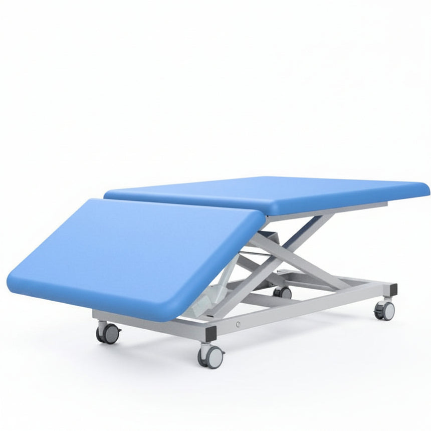 Healthtec Neuro Bobath 2 Section Ultimate Plinth 1210mm wide All Electric 200kg