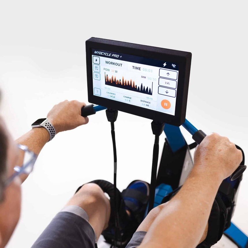 MYOLYN MyoCycle V2 iFES integrated therapy cycle, alternative view