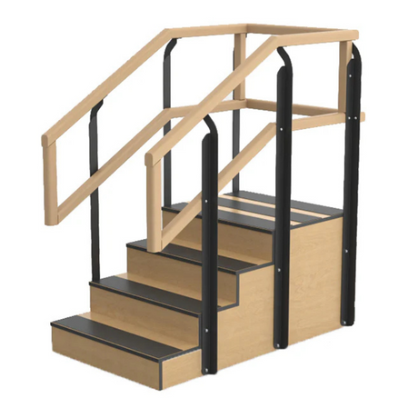 TheraKit D40F Dead End Dual Rail Exercise Training Stairs