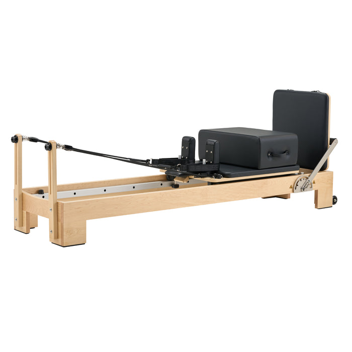 Innofit Pilates reformer with maple timber frame, studio Pilates equipment