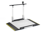 seca Xline Hold - Wheelchair scale with handrail, basic display and RS-232 interface