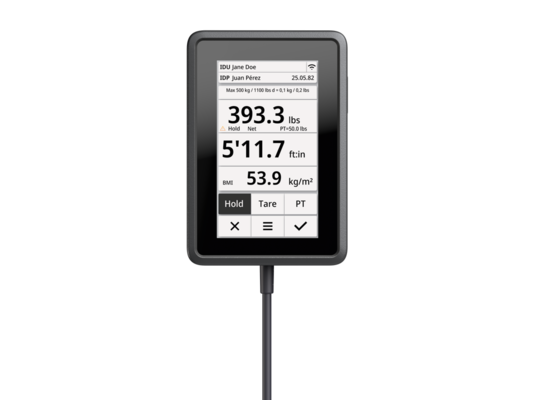 seca Xline Base - EMR-validated wheelchair scale with ID-Display and EMR-interface