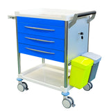 CubicHealth Treatment Trolley 3 Drawer