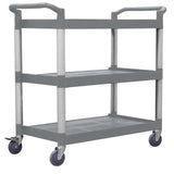 CubicHealth Storage Trolley 3 Shelves Grey