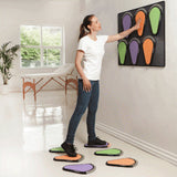 LiteGait QPads - Balance & Coordination Training Pads Set of 6 including Storage Carry Bag
