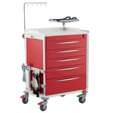 CubicHealth Emergency Trolley - Red