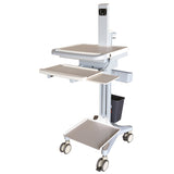 CubicHealth Mobile Workstation Trolley with Printer Shelf