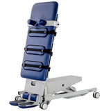 Healthtec Slide Top Tilt Table (710 wide) - Single Section w/Castors & Sliding Top Plantar/Dorsi Footplate Low Profile
