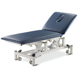 CubicHealth 2 Section Treatment Table Grey Upholstery