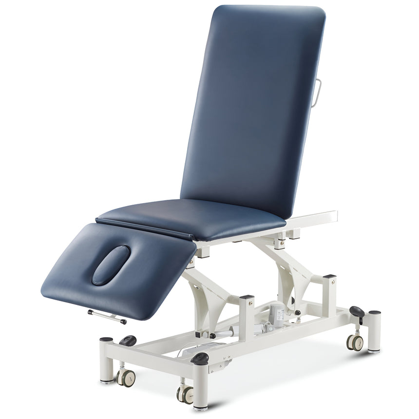 CubicHealth 3 Section Short Head Treatment Table Grey Upholstery