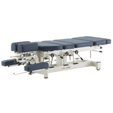 CubicHealth 4 Drop Section Fixed Height Chiropractic Table Black Upholstery