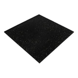 Therakit Rubber Gym Flooring Tile Black with White Fleck