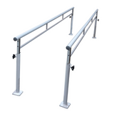 AusCo Fixed Base Metal Parallel Walking Bars Manual Height Adjustable