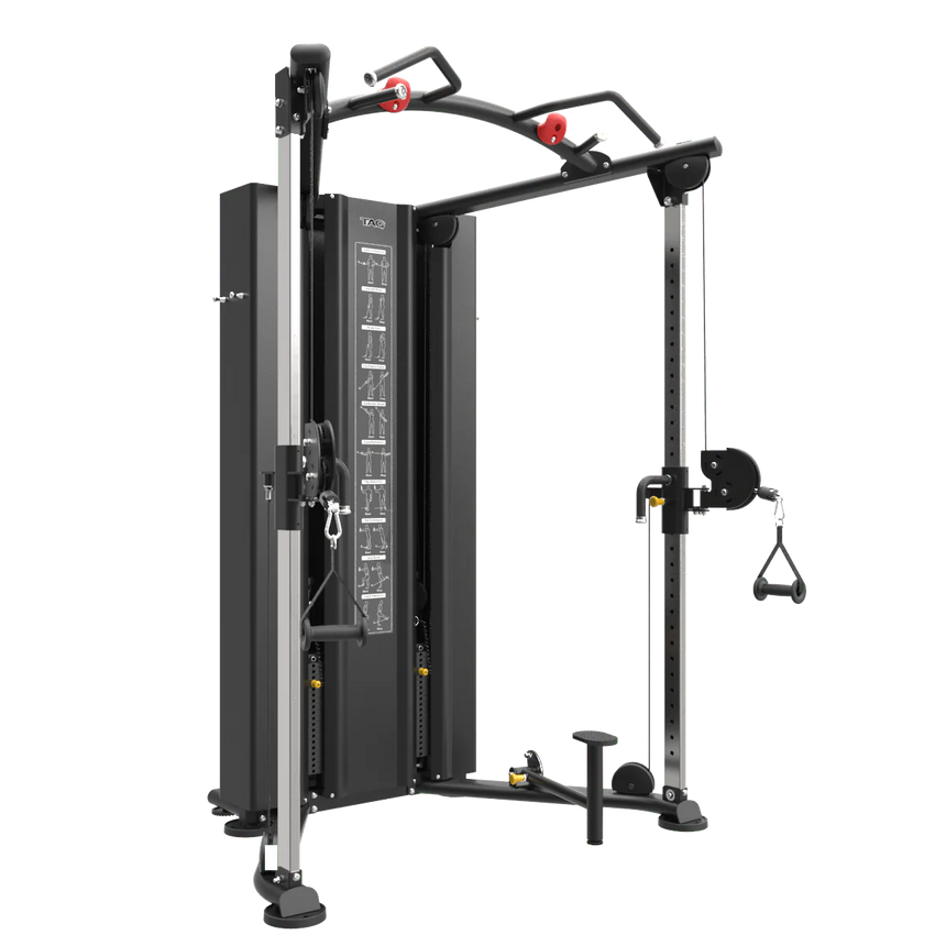 Impulse Dual Adjustable Pulley 2 X 200lb Weight Stacks Selectorised Station