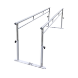 AusCo Folding EzyStore Metal Parallel Walking Bars with Adjustable Height