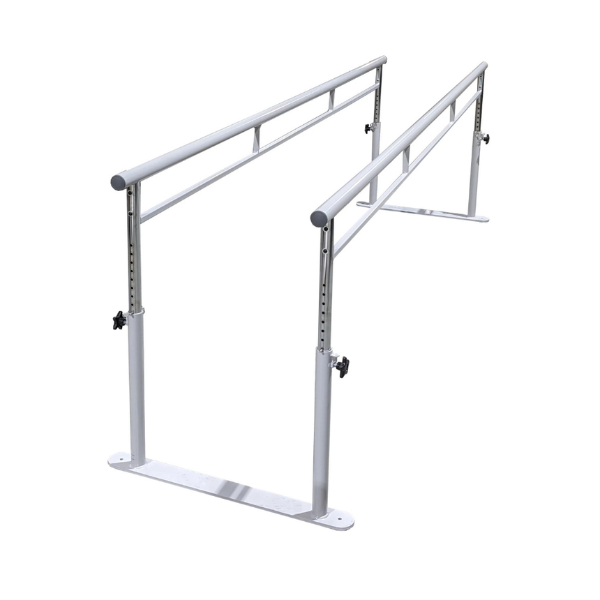 AusCo Folding EzyStore Metal Parallel Walking Bars with Adjustable Height