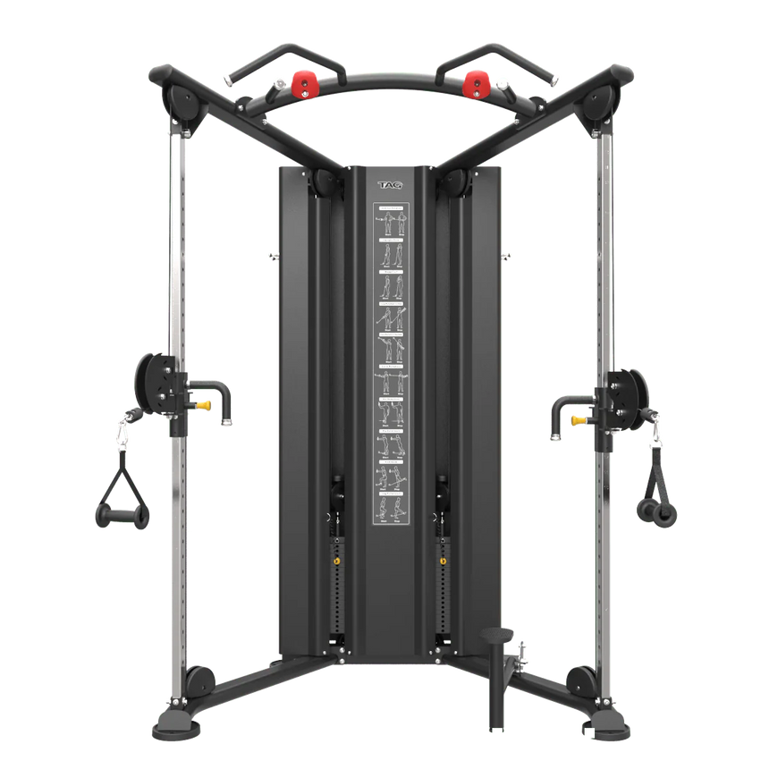 Impulse Dual Adjustable Pulley 2 X 200lb Weight Stacks Selectorised Station