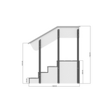 Therakit D40F Dead End Exercise Training Stairs