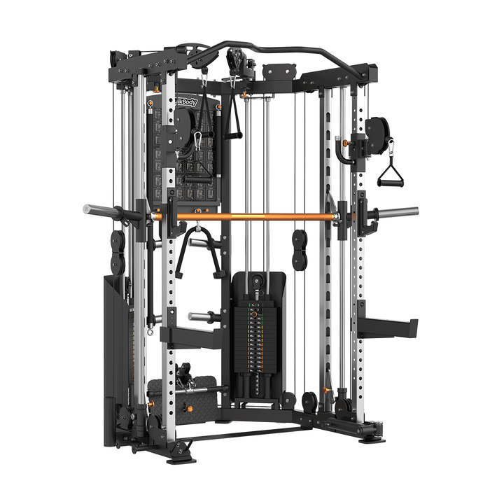 INNOFIT MX7 multi station gym with integrated Smith machine, full unit view