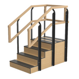 Therakit D40F Dead End Dual Rail Exercise Training Stairs