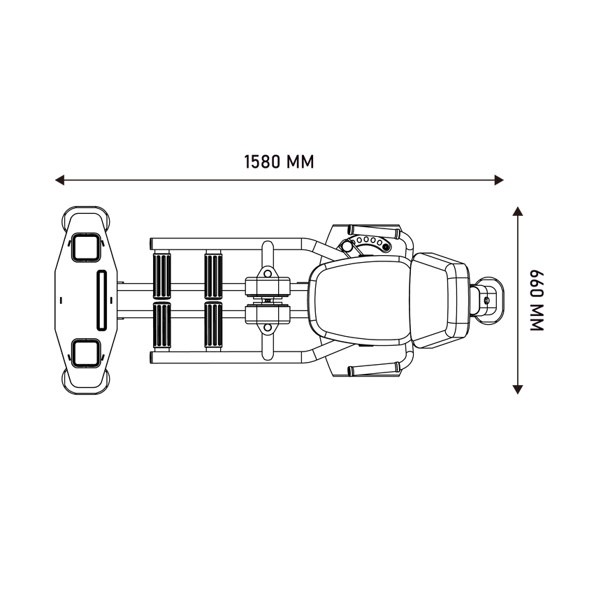 INNOFIT Dual Selectorised Abductor/Adductor