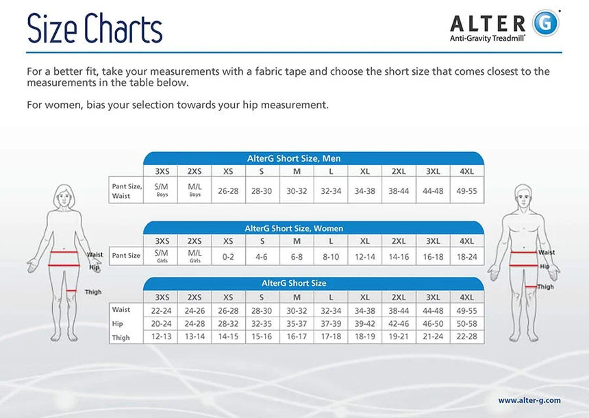 AlterG Lightweight Zippered Shorts