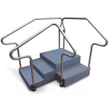 AusCo C32F+ Corner Exercise Training Stairs Access+ Fixed Height Handrails