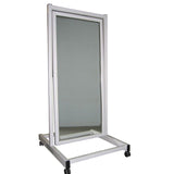 AusCo Posture Mirror on Castors 1800x500mm with Whiteboard