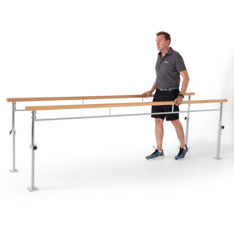 AusCo Parrallel Walking Bars Fixed Timber.(6)