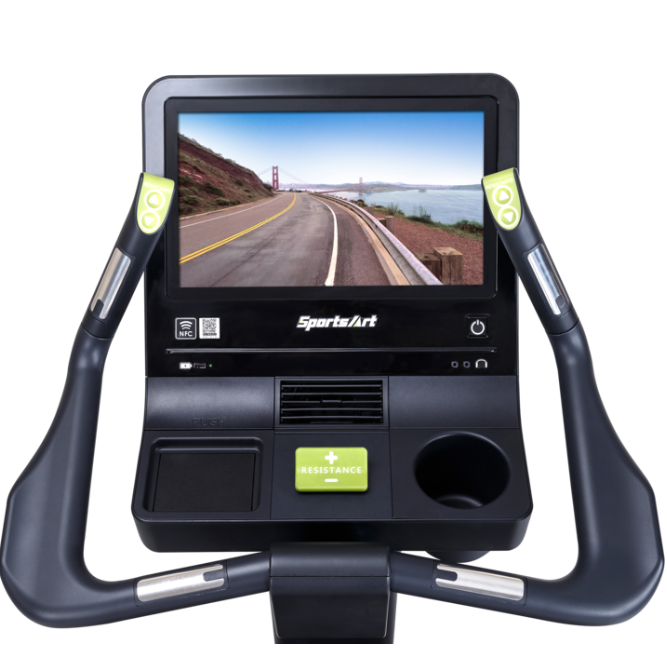 SportsArt C576U Status Series Upright Bike with 16" TouchScreen