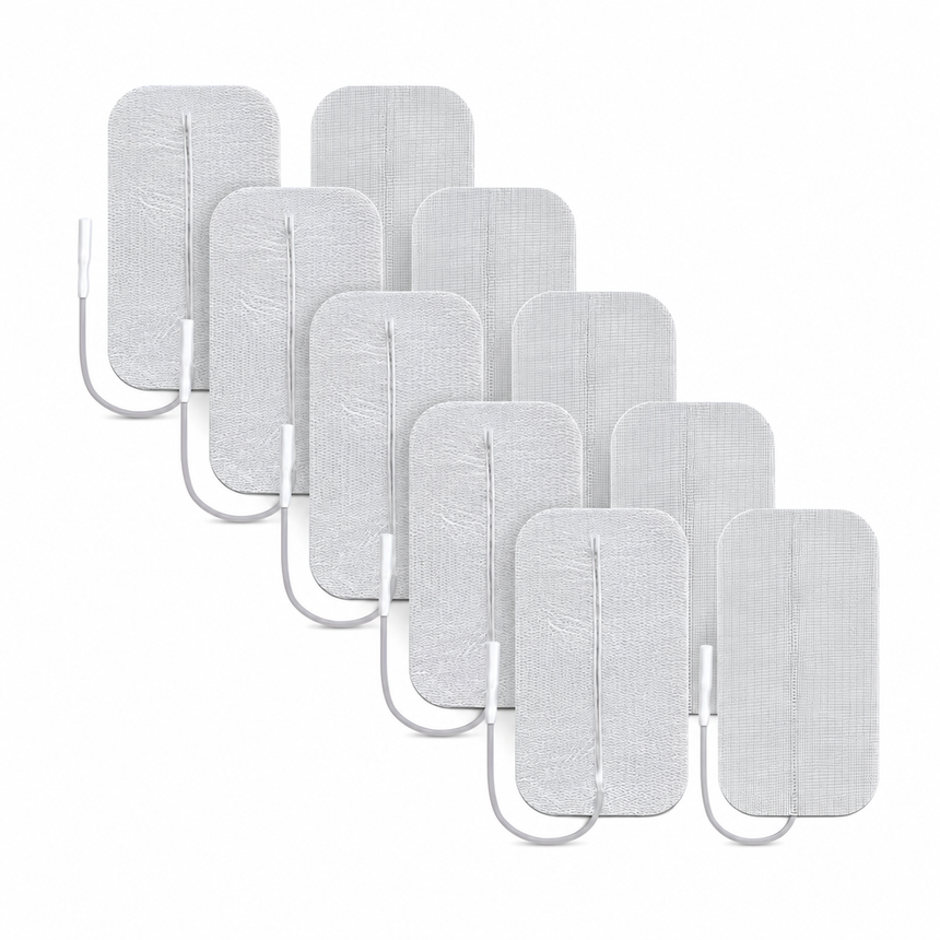 Pals Platinum 5 x 9cm rectangle electrodes, 10 pack bag containing 40 electrodes