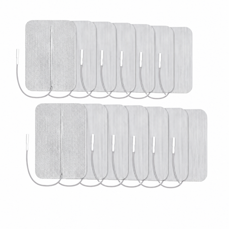Pals Platinum 7.5 x 10cm rectangle electrodes, 10 pack bag containing 20 electrodes