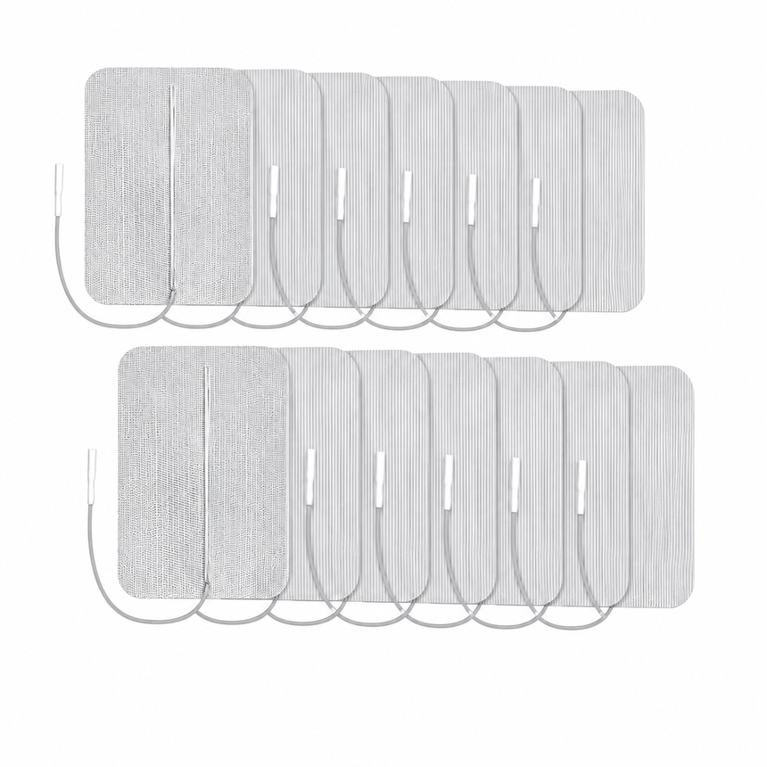 Pals Platinum 7.5 x 10cm rectangle electrodes, 10 pack bag containing 20 electrodes