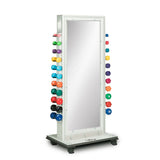 Therakit Mobile Treatment Storage Rack with Mirror