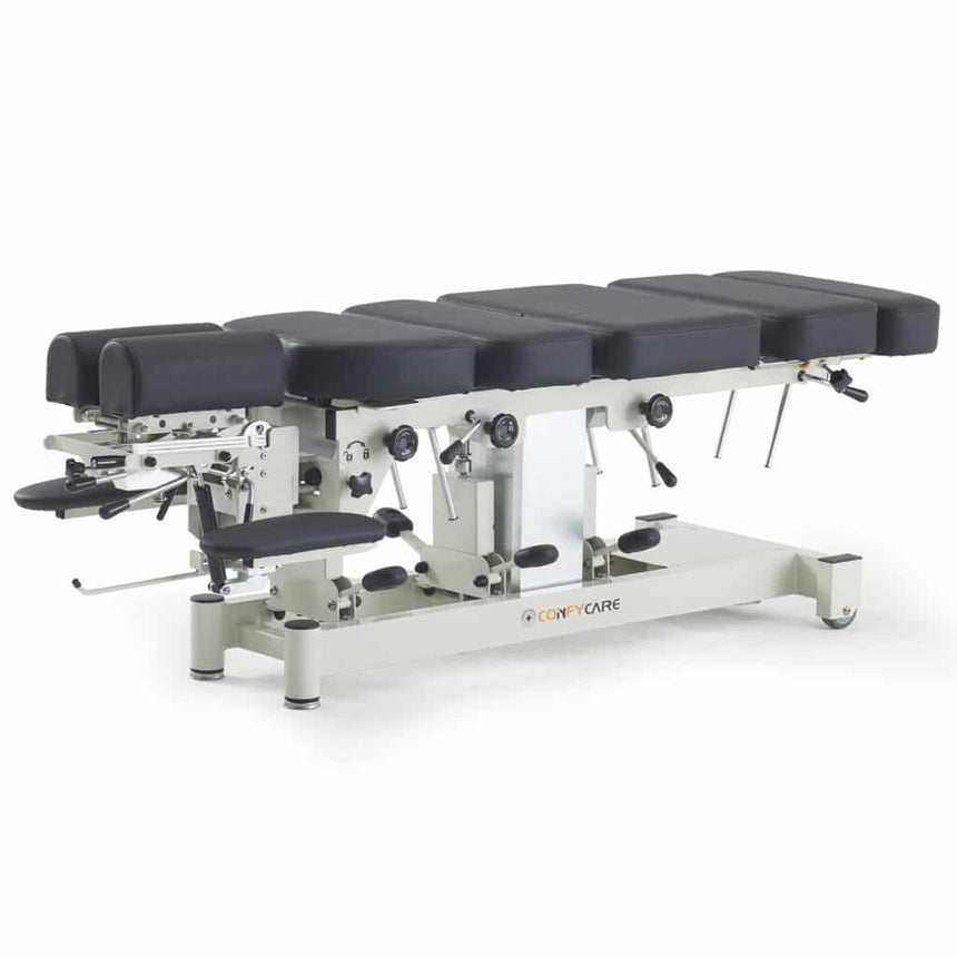 CubicHealth 4 Drop Section Chiropractic Premium Table Left Angle View
